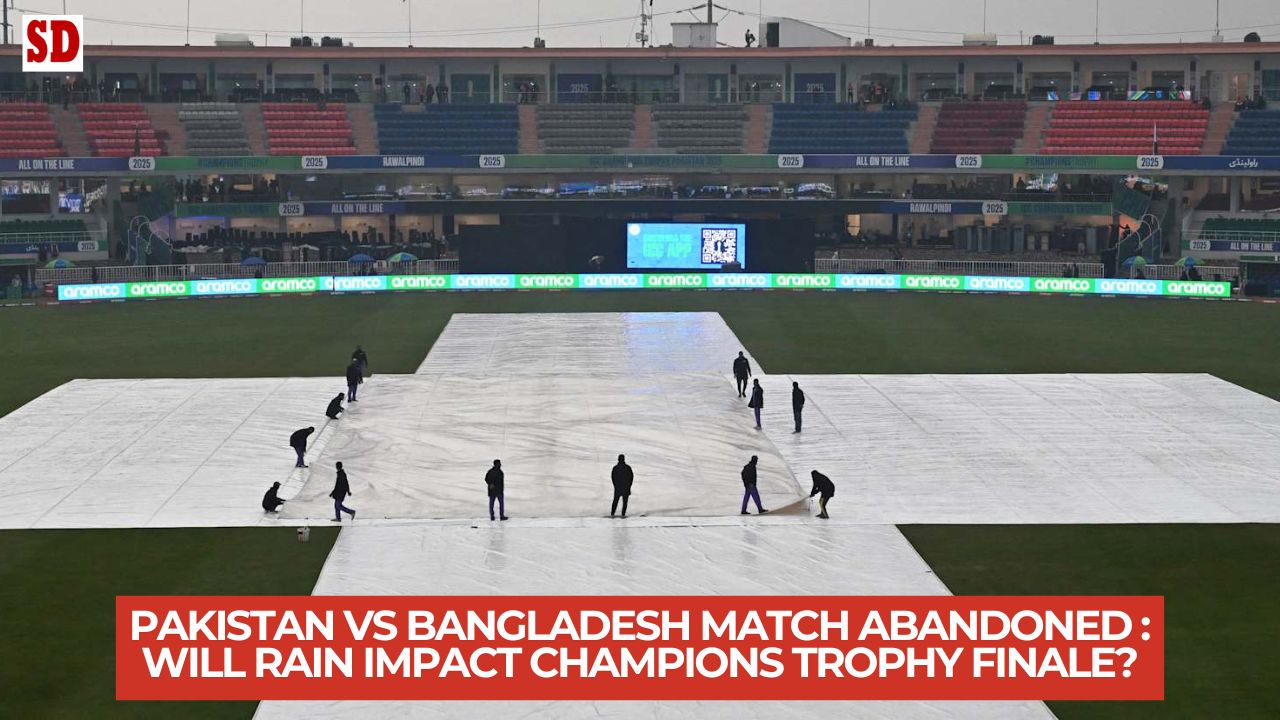 Pakistan vs Bangladesh Match Abandoned Pakistan vs Bangladesh Match Abandoned