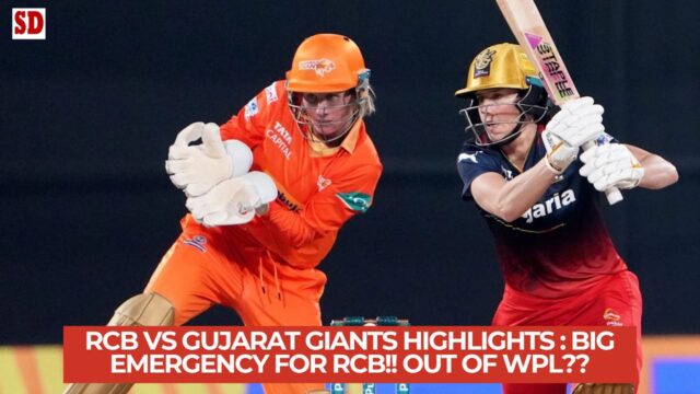 RCB vs Gujarat Giants Highlights