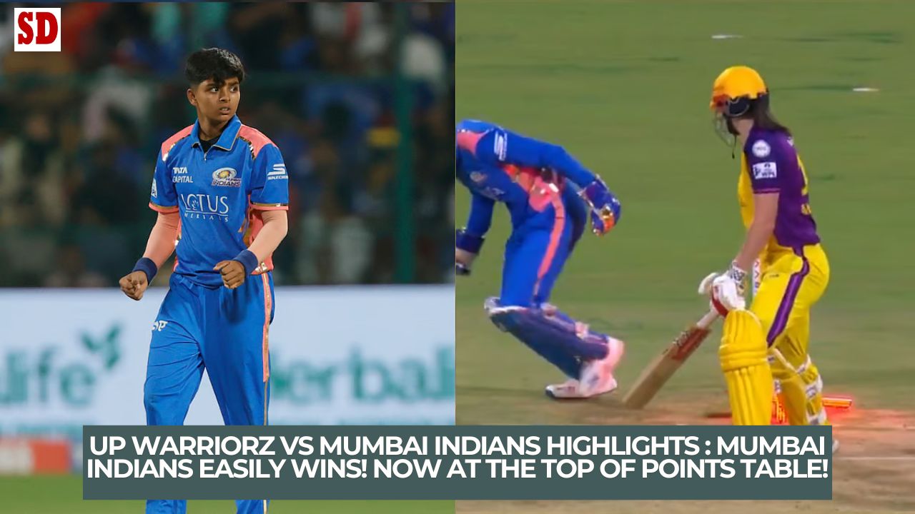 UP Warriorz vs Mumbai Indians Highlights