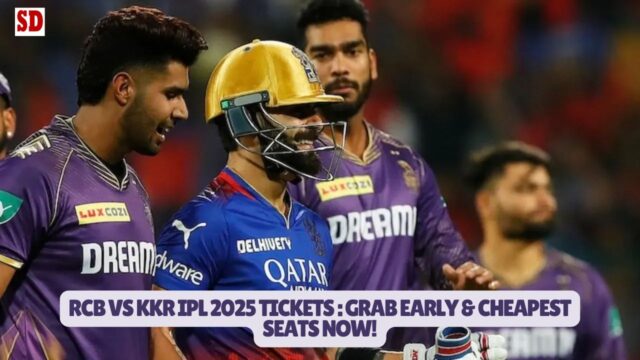 IPL 2025 Tickets RCB vs KKR IPL 2025 Tickets RCB vs KKR