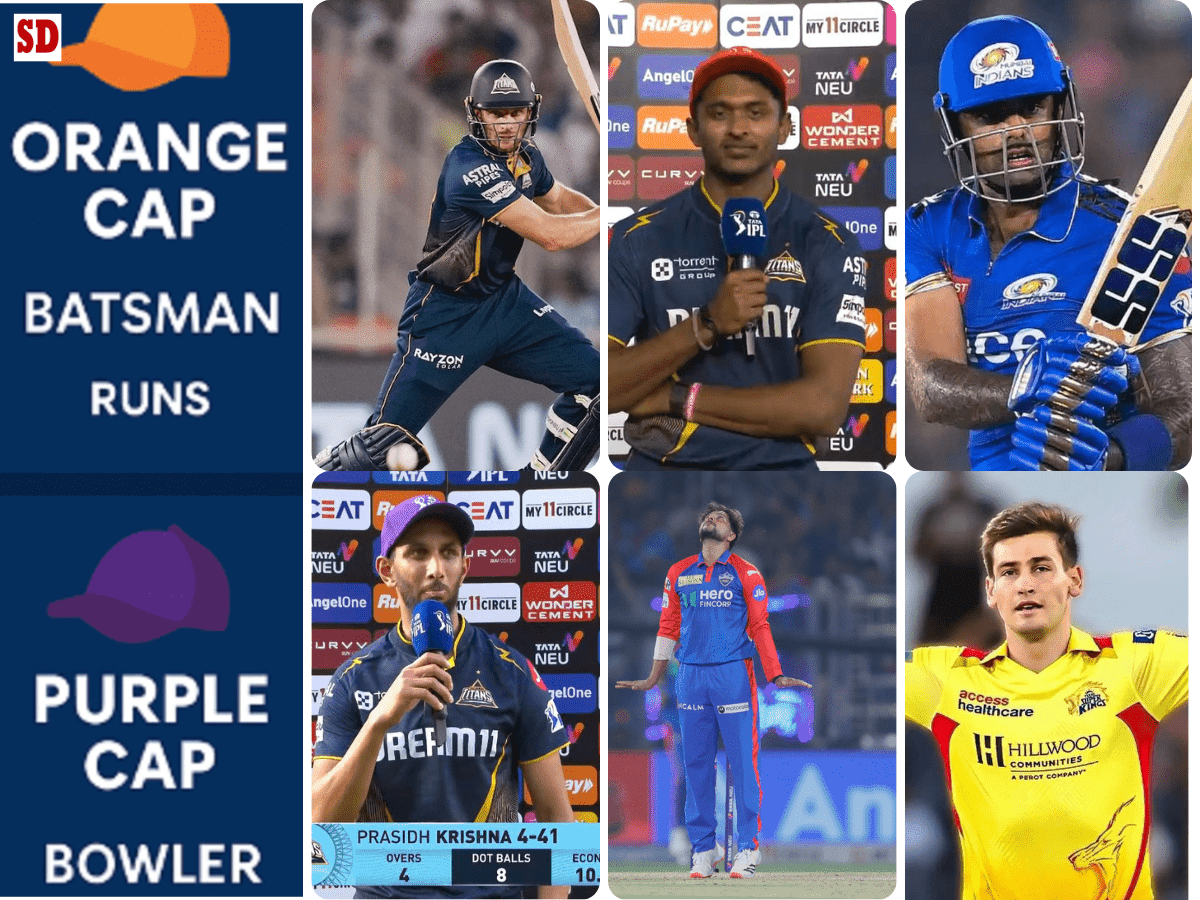 [21st April] IPL 2025 Updated Points Table after MI vs CSK match, Orange Cap, Purple Cap, Batting Average, Best bowling figures, Most Hundreds and more updated