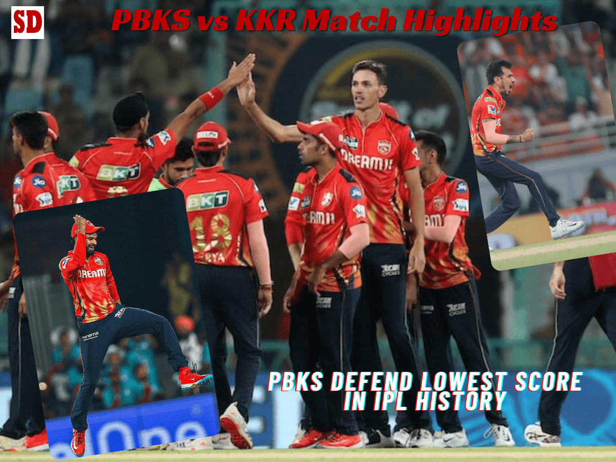 KKR vs PBKS Match Highlights: KKR stumble and PBKS bowlers shock all with the lowest IPL score defended
