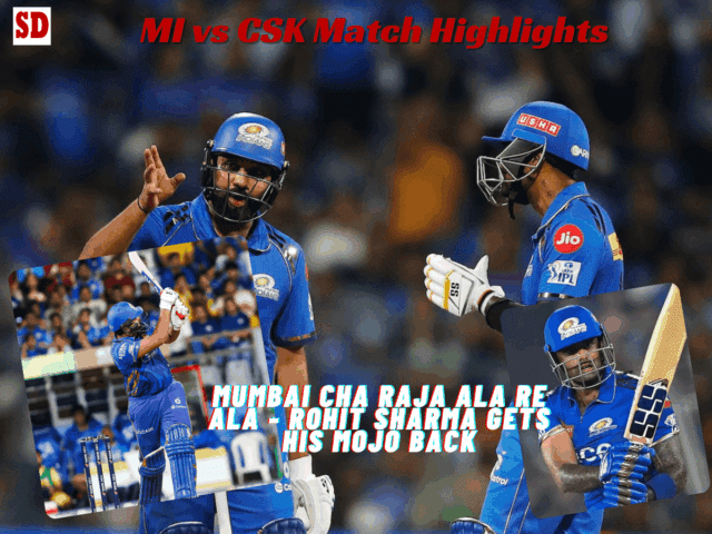 MI vs CSK Match Highlights-min MI vs CSK Match Highlights: MI continue to dominate at home, 3 consecutive wins; Breaks losing streak against CSK, concerns rise in the Yellow army