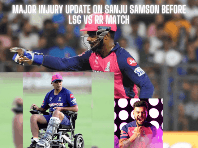 Is skipper Sanju Samson available for the LSG vs RR match today? Head coach gives major update