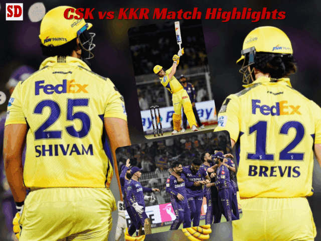 CSK vs KKR Match Highlights-min IPL 2025 KKR vs CSK Match Highlights: CSK dashed KKR's qualification hopes for the playoffs; Dube & Brevis star at Eden Gardens