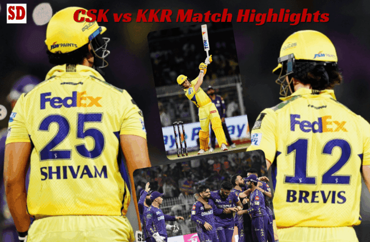 IPL 2025 KKR vs CSK Match Highlights: CSK dashed KKR's qualification hopes for the playoffs; Dube & Brevis star at Eden Gardens