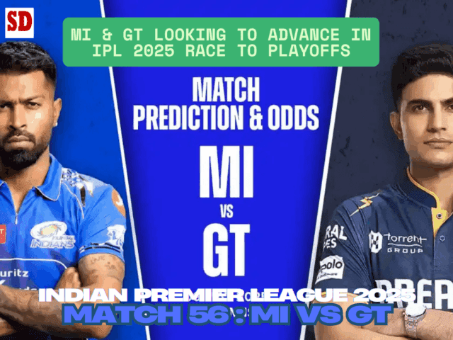 MI and GT-min IPL 2025 MI vs GT Match Prediction: Mumbai Indians look to avenge Ahmedabad defeat against GT at the Wankhede, and climb to the top spot on the IPL points table
