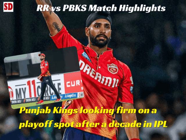 RR vs PBKS Highlights-min IPL 2025 RR vs PBKS Match Highlights: Punjab Kings end winning by 10-runs in a mammoth chase; PBKS consolidate their hold onto top 4
