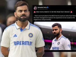 Virat Kohli Test Retirement