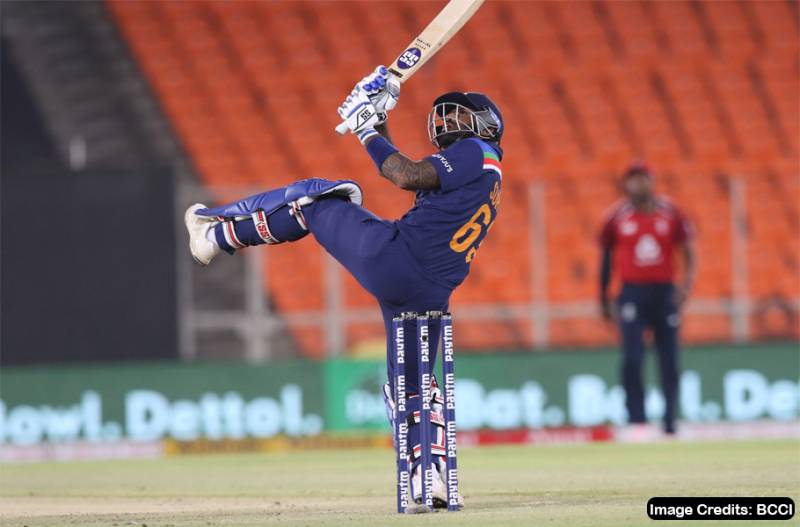 Suryakumar's first ball six off Jofra Archer