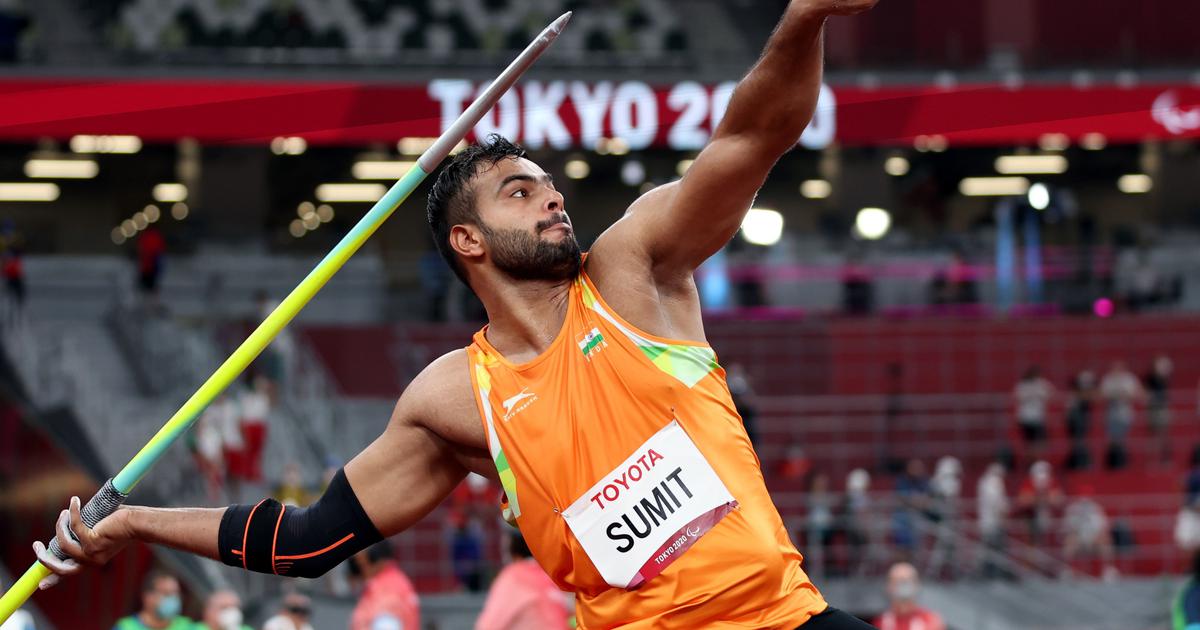 athletics e1 Sumit Antil in full bloom