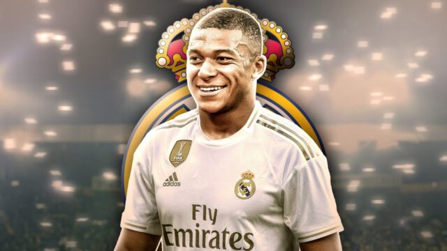 Mbappe in Madrid Jersey