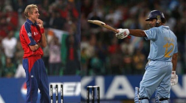 cricket ba1 Yuvi and Broad