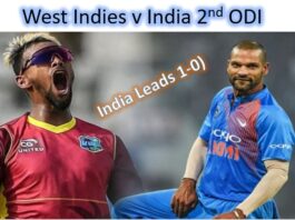 westindies vs india 2nd odi