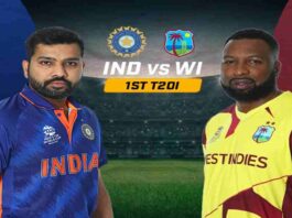 India vs West Indies t20 2022