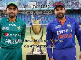 Asia Cup 2022 Super four ind vs pak