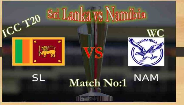 Sri Lanka vs Namibia Scorecard