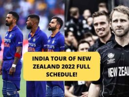 India Tour of New Zealand 2022