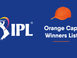 IPL Orange Cap winners-list