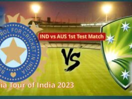 Australia Tour of India 2023