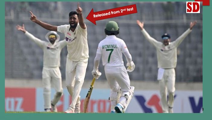 Jaydev Unadkat released Jaydev Unadkat released