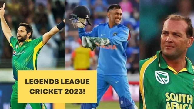 LEGENDS LEAGUE CRICKET 2023