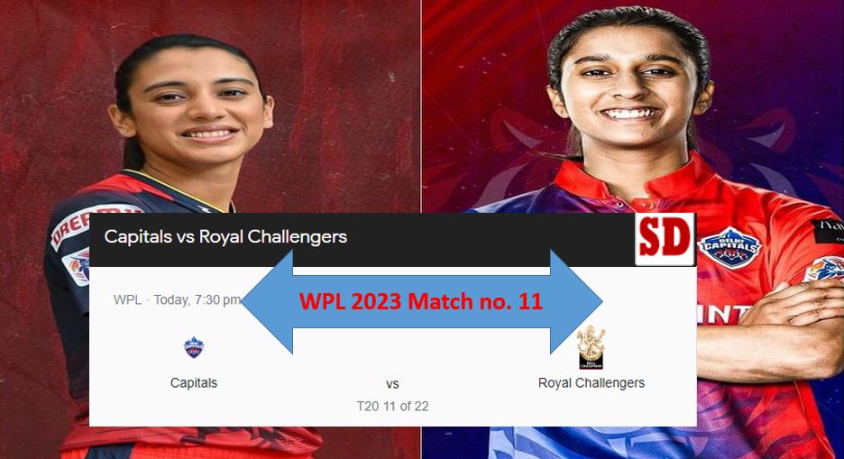 WPL 2023 Match no. 11