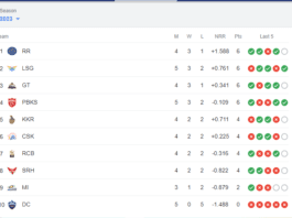 IPL Points Table[Updated]