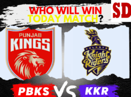 Who Will Win Today Match PBKS vs KKR