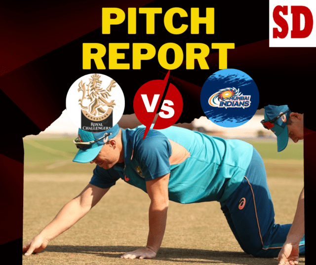 RCB vs MI Pitch Report