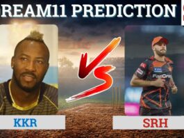 KKR vs SRH Dream11 Prediction