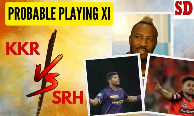 KKR vs SRH Probable Playing XI