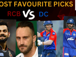 RCB vs DC Most Favourite Picks