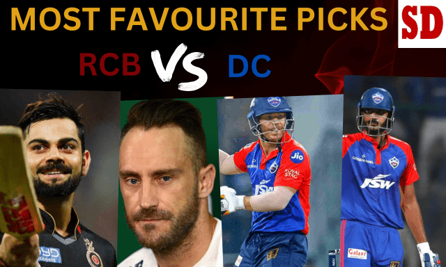 RCB vs DC Most Favourite Picks