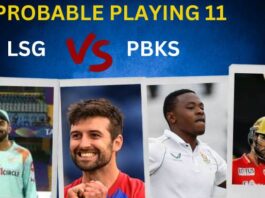 LSG vs PBKS Probable Playing XI