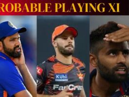 SRH vs MI Probable Playing XI