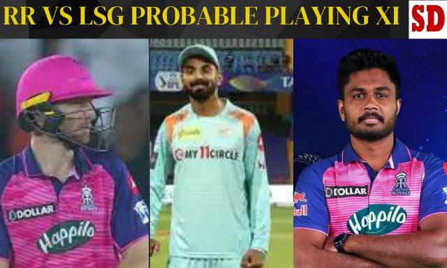 RR vs LSG Probable Playing XI