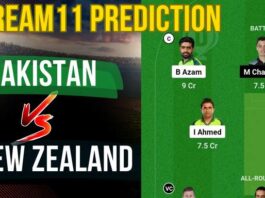 PAK vs NZ Dream11 Prediction