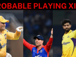 CSK vs SRH Probable Playing XI