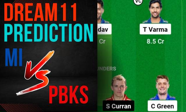 MI vs PBKS Dream11 Prediction