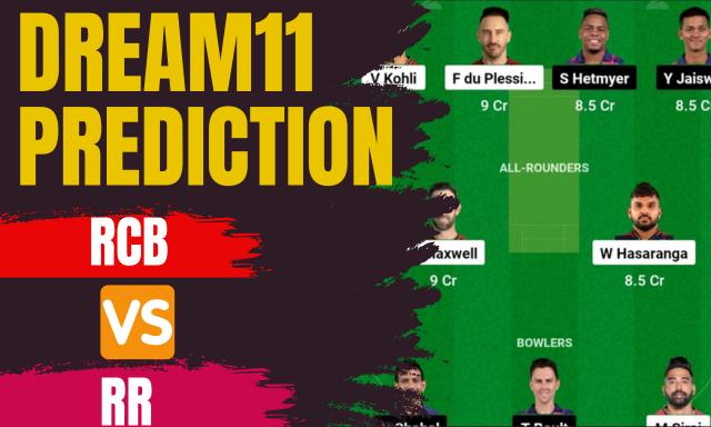 RCB vs RR Dream11 Prediction