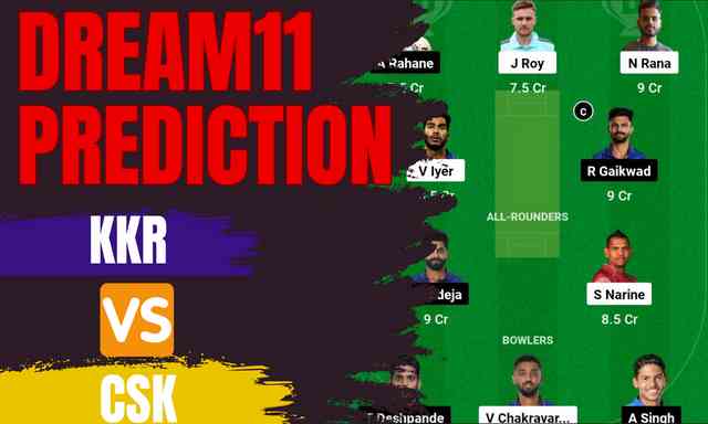 KKR vs CSK Dream11 Prediction