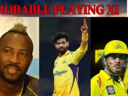 KKR vs CSK Strongest Probable Playing XI