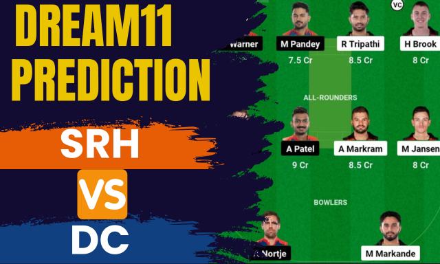 IPL 2023: SRH vs DC Dream11 Prediction