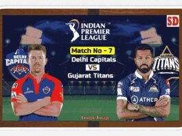 TATA IPL 2023 DC vs GT Match no _7th