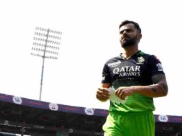 Virat Kohli Out for Golden Duck