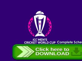 ICC Mens's World Cup 2023