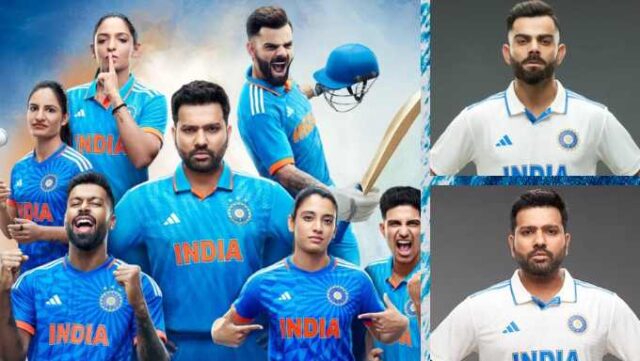 See Pics!! Captain Rohit & King Kohli in New Team India Jersey looks Fantastic