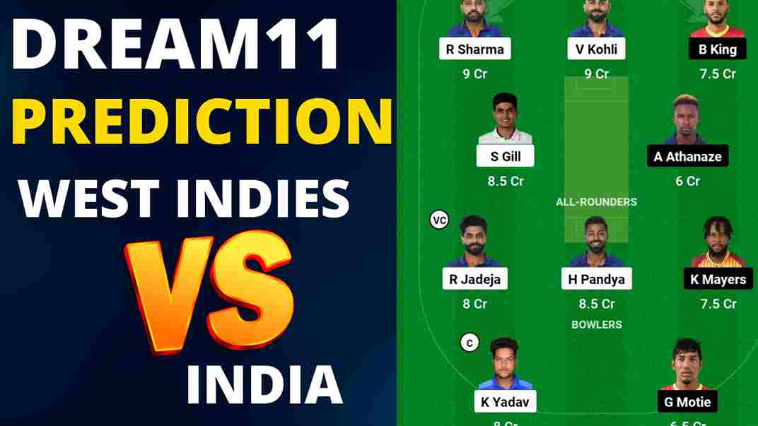 WI vs IND Dream11 Prediction 2nd ODI 2023 | West Indies vs India Dream11 Team, Kensington Oval Pitch Report WI vs IND Dream11 Prediction 2nd ODI 2023 | West Indies vs India Dream11 Team, Kensington Oval Pitch Report