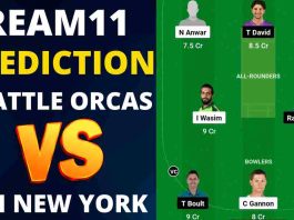 SEO vs MINY Dream11 Prediction | MLC Final 2023: Seattle Orcas vs MI New York Dream11 Team, Grand Prairie Stadium Pitch Report